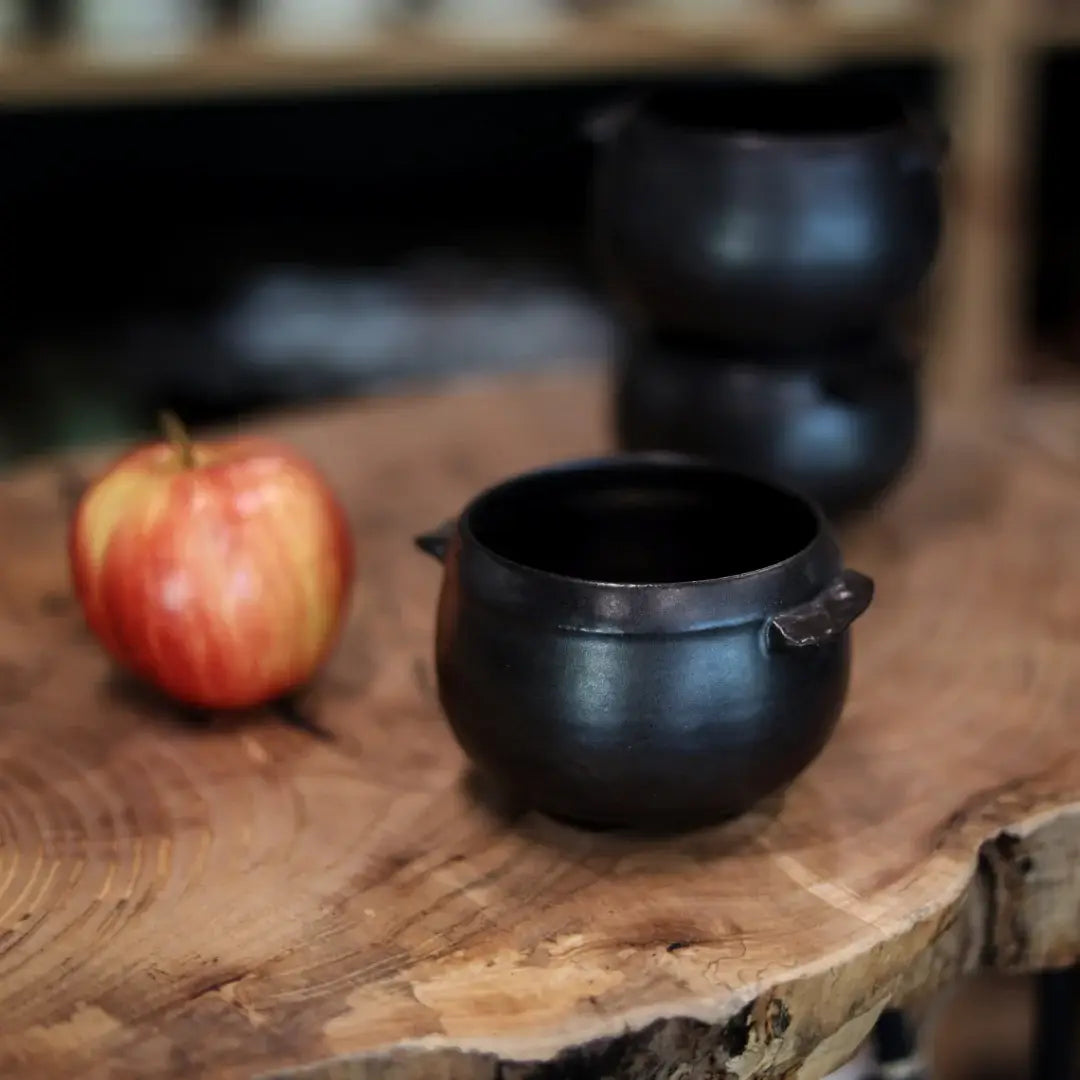Black Cauldron Handmade Ceramic Bowl