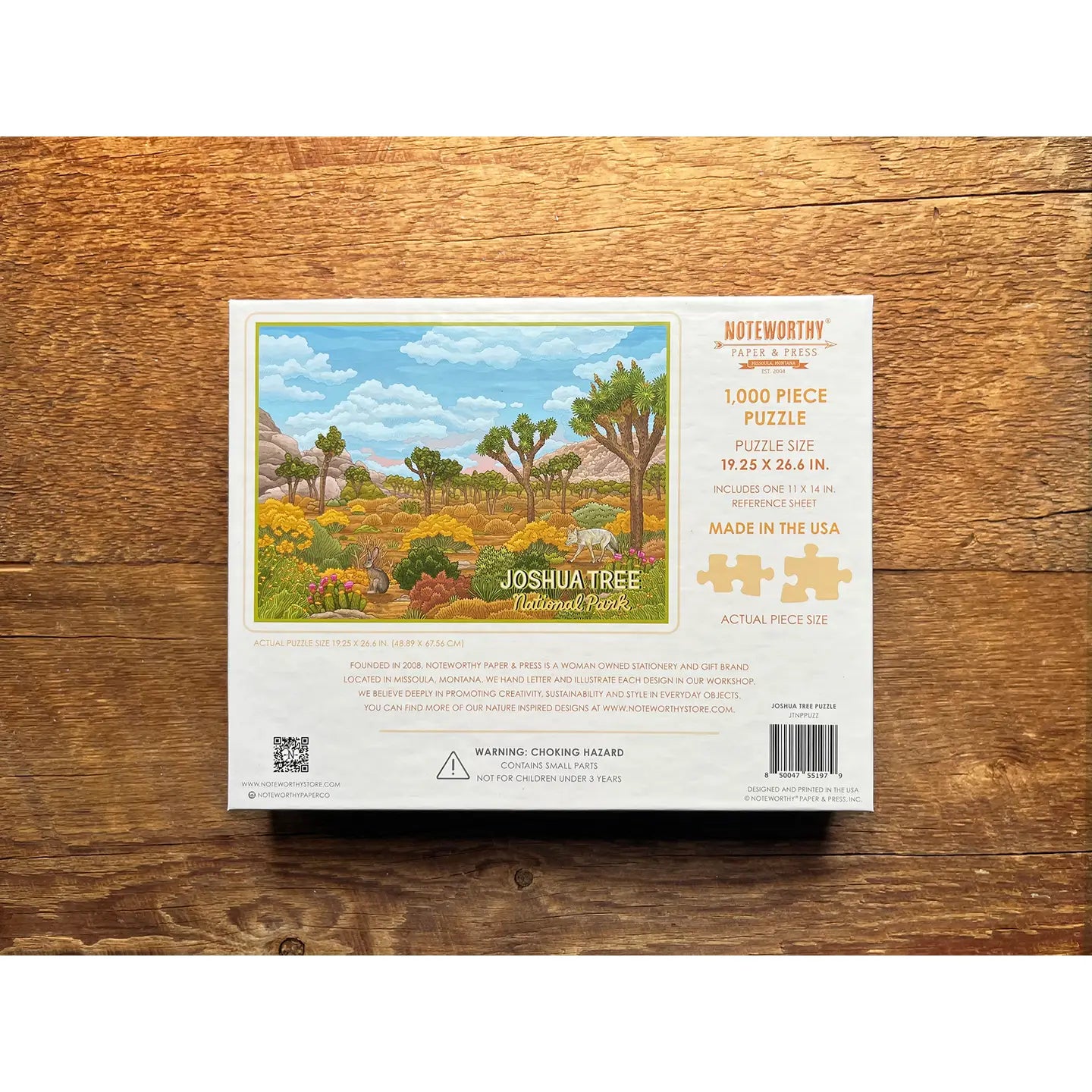 National Parks 1000 Piece Puzzles - 3 Parks