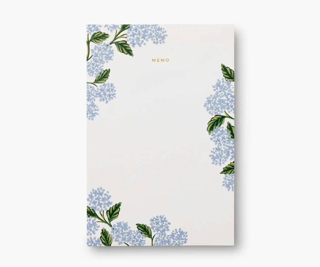 Hydrangea Large Memo Notepad