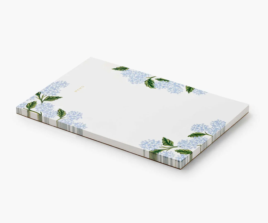 Hydrangea Large Memo Notepad