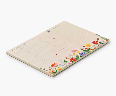 Strawberry Fields Weekly Meal Planner Pad