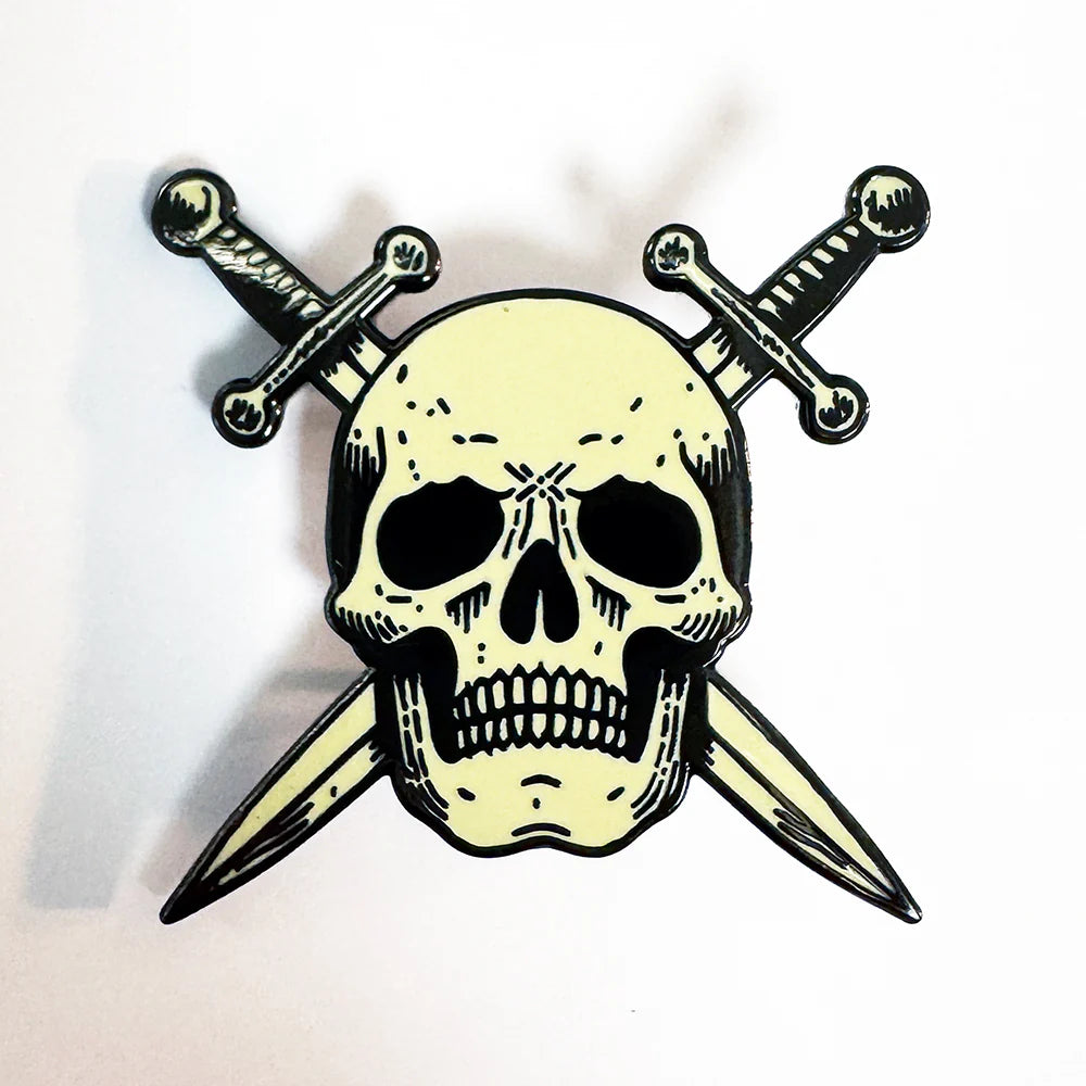 Skull & Crossed Swords Pin