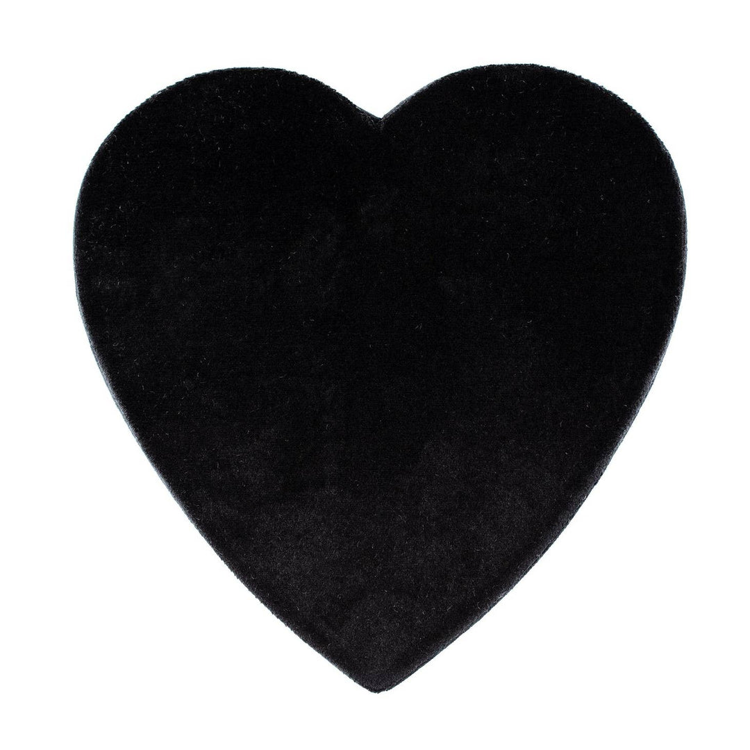 VELVET HEART JEWELLERY BOX BLACK VELVET HEART JEWELLERY BOX BLACK