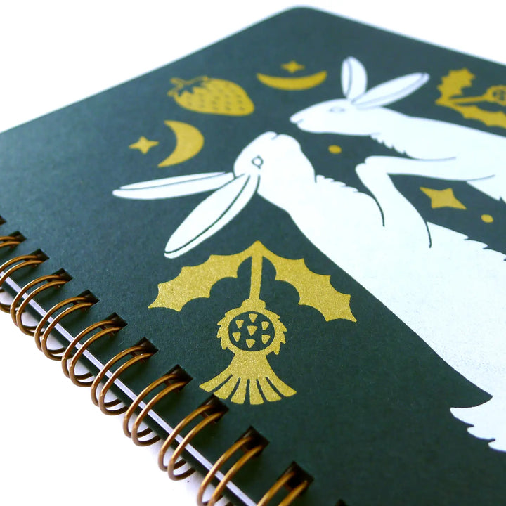 Harvest Rabbit Spiral Notebook