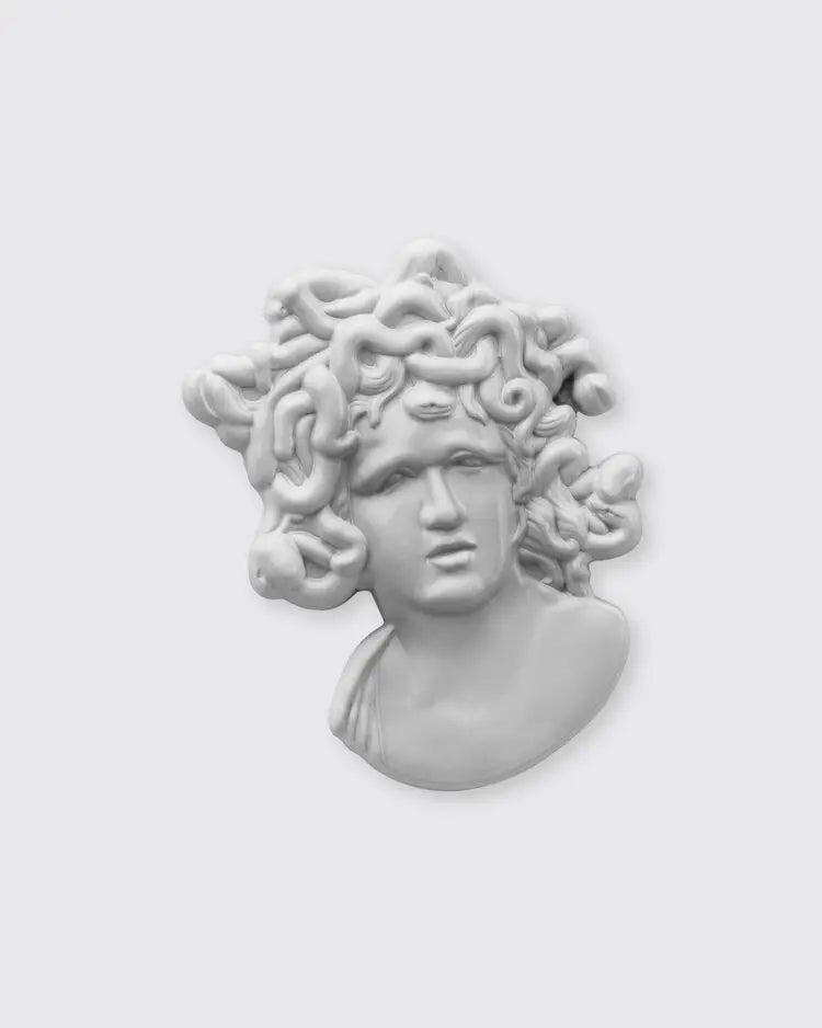 Marble Medusa Pin