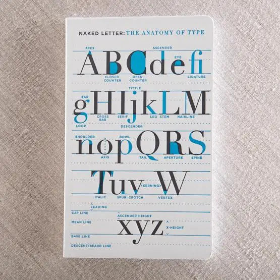 Anatomy of Type Notebook