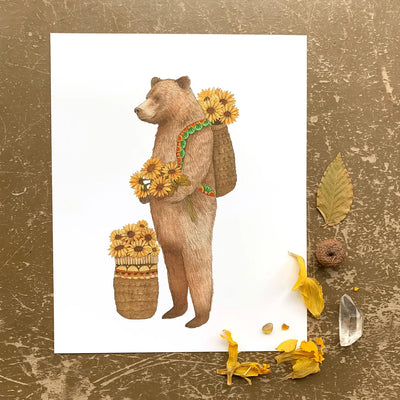 Flower Messenger: The Bear Print