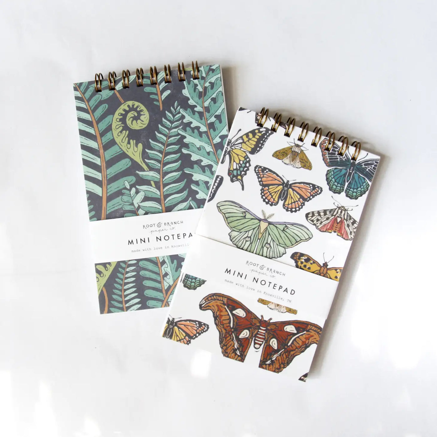 Butterfly & Moth Mini Spiral Notepad
