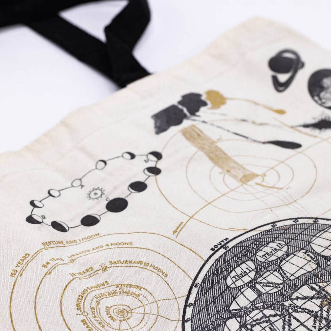 Astronomy Reversible Canvas Tote