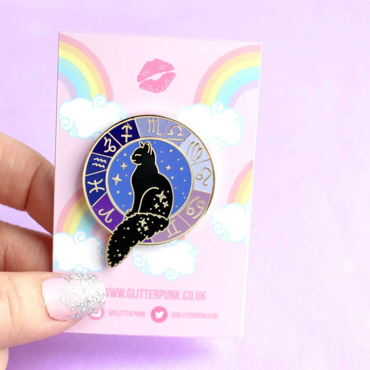 Zodiac Cat Pin