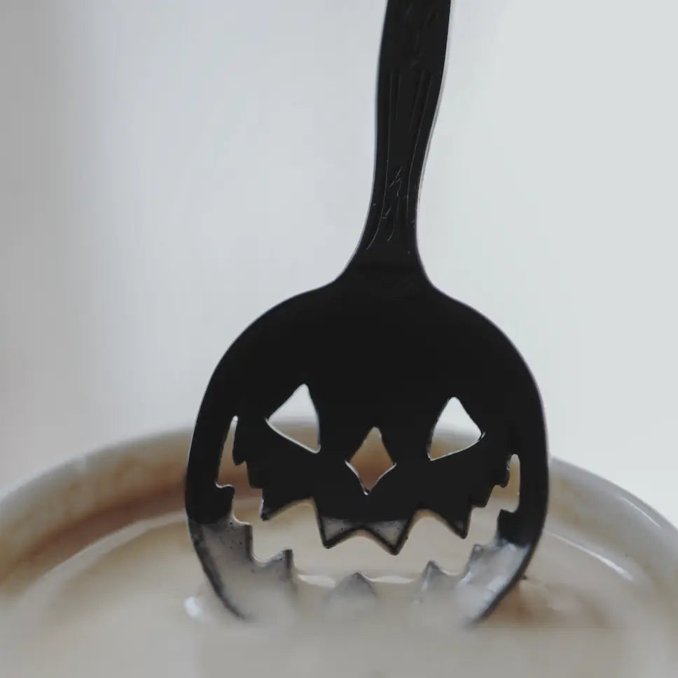 Haunted Hallows Tea Spoons - Matte Black