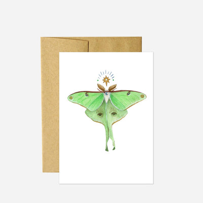 Luna Moth Card