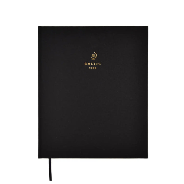 Cloth Hardcover Journal - Lined Black