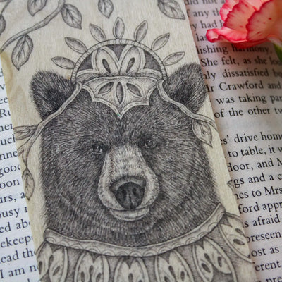 The Awakening Bear Wood Bookmark