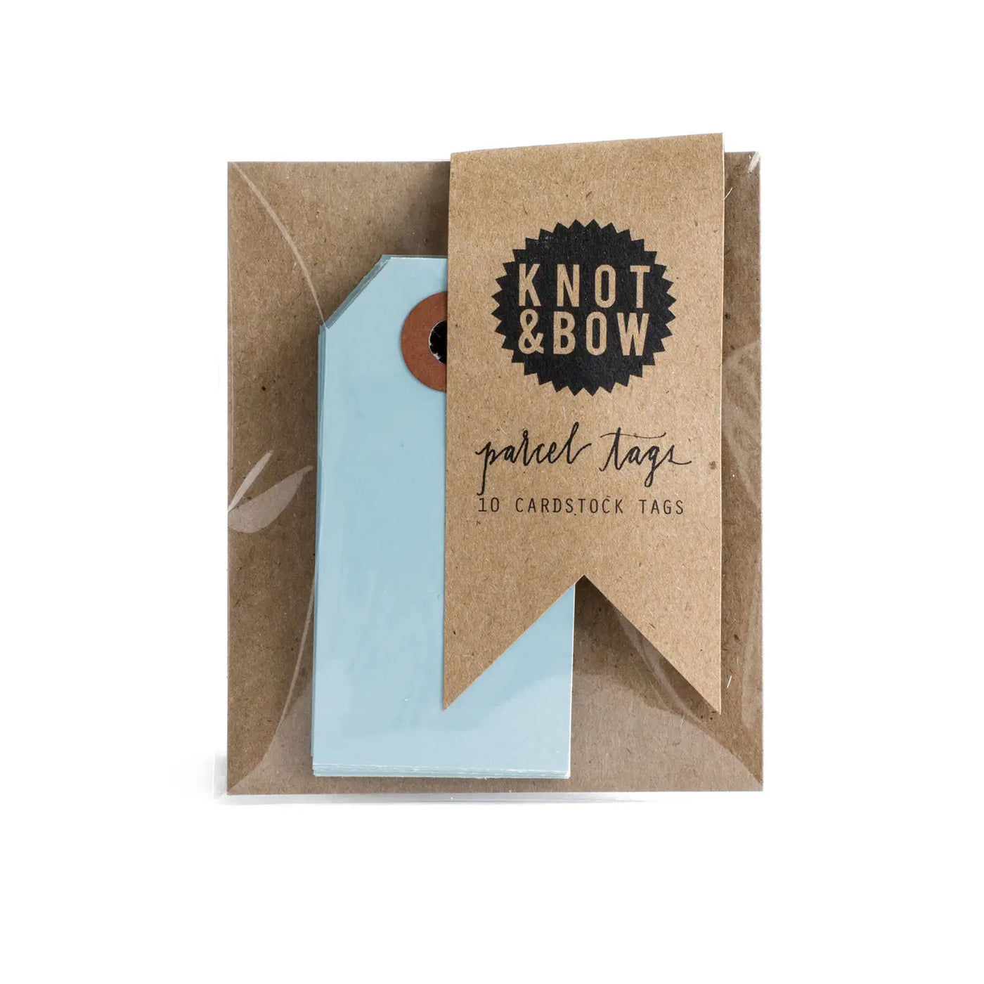 Mini Parcel Tags - Light Blue