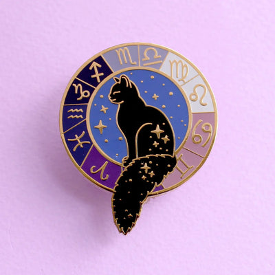 Zodiac Cat Pin