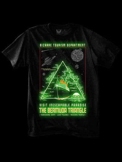 Bermuda Triangle Tee - GLOW-in-the-dark