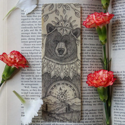 The Awakening Bear Wood Bookmark