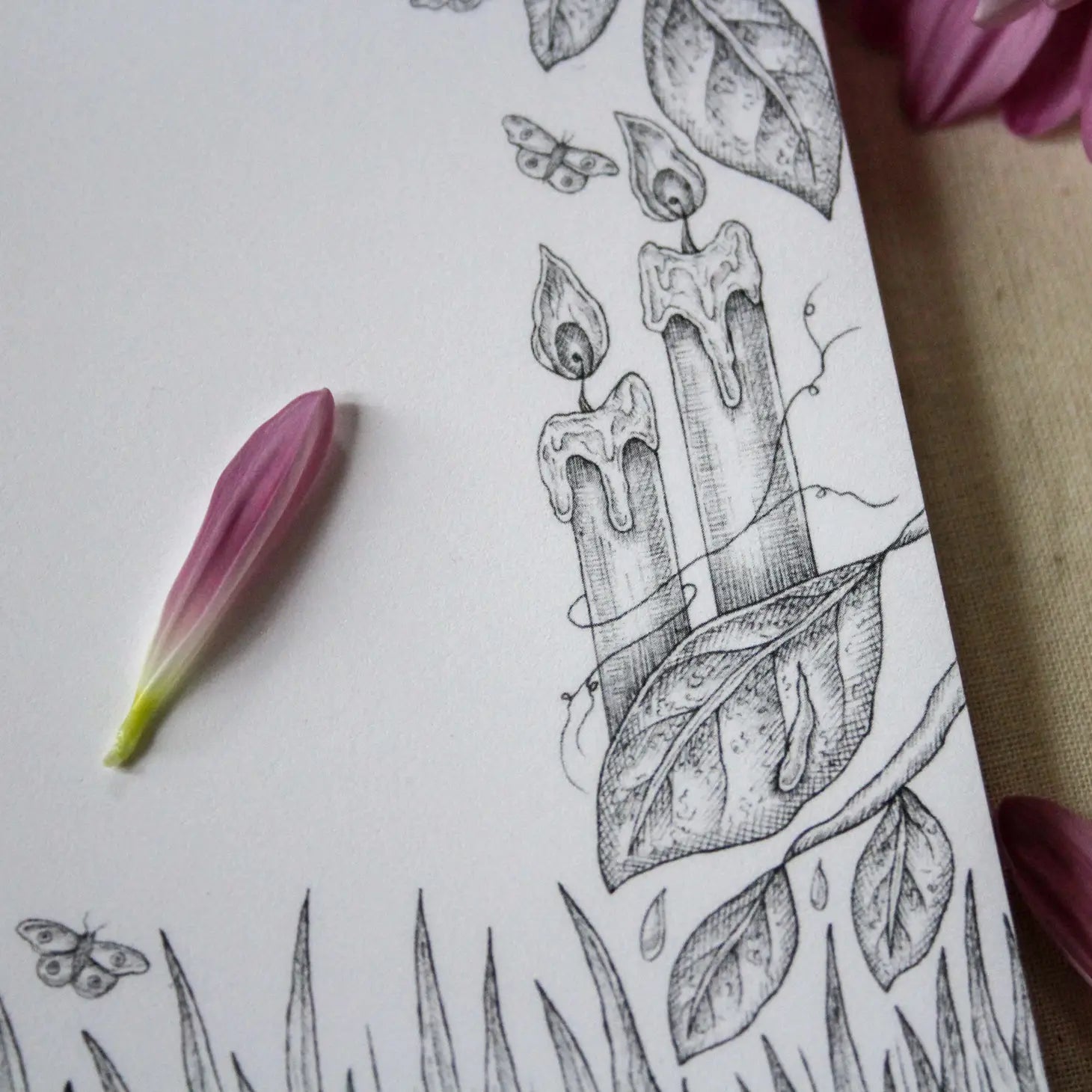 Moonlight Garden Mini Notepad