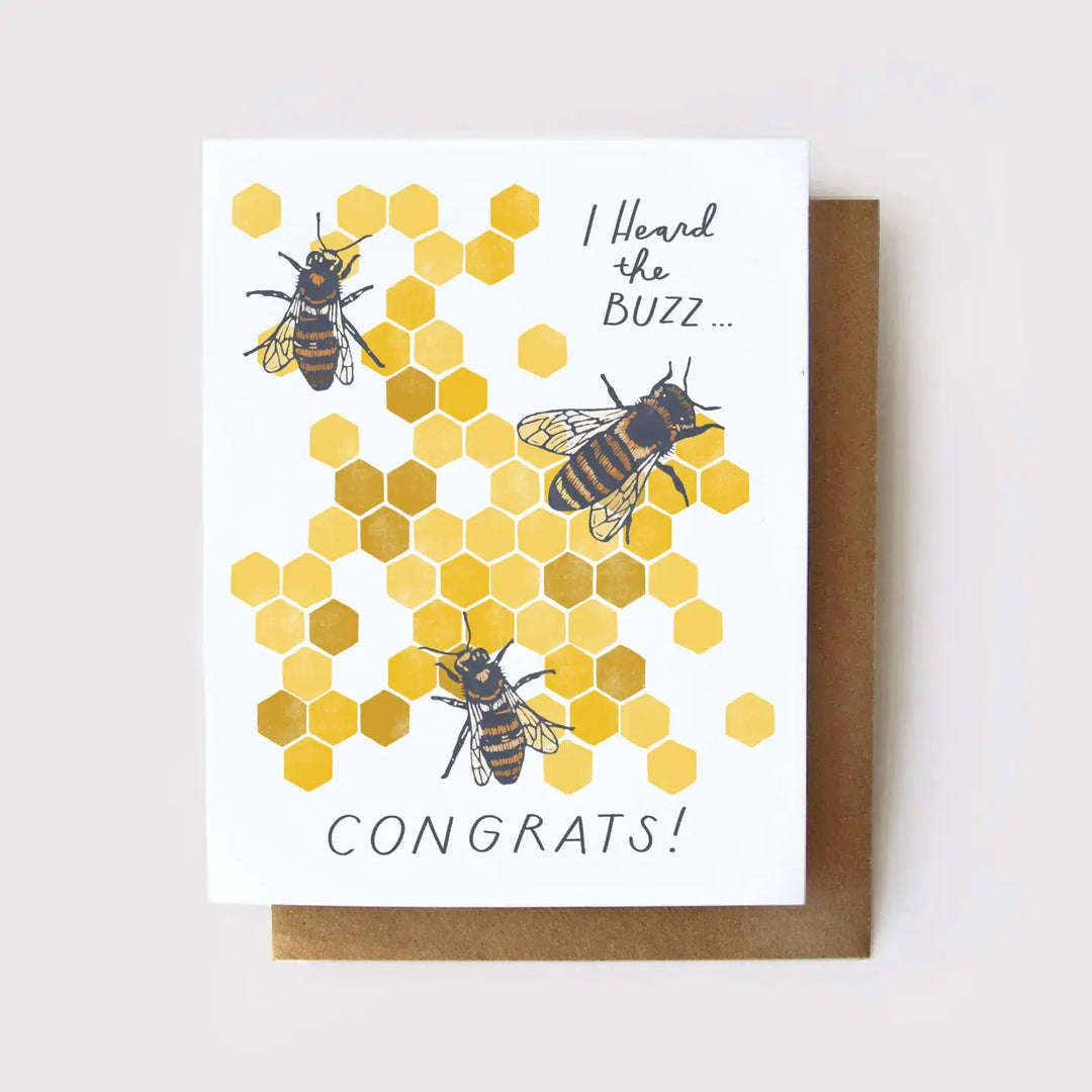 Heard the Buzz Congrats Card