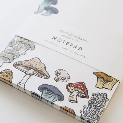 Mushroom + Fungi Notepad