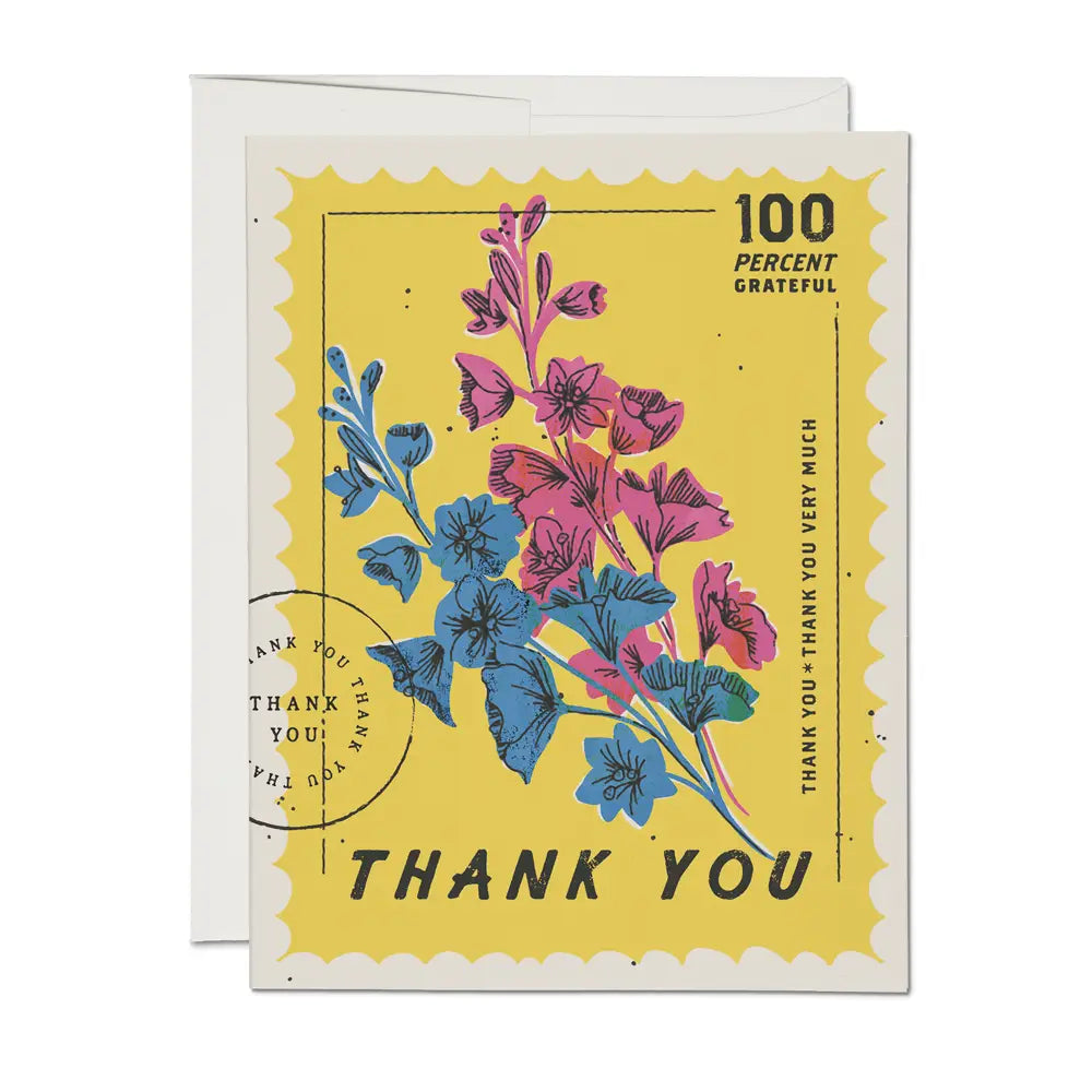 Postage Stamp Card