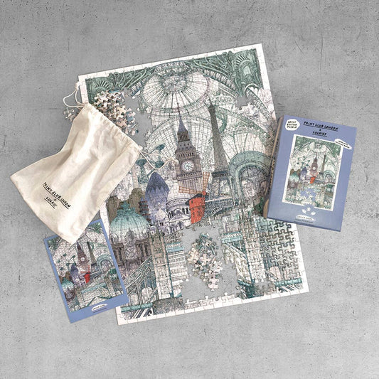 London, Paris, Brussels 500 Piece Puzzle