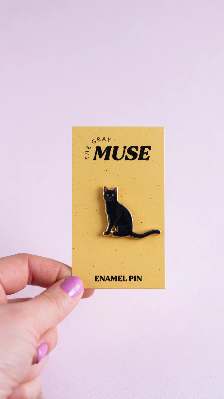 Black Cat Pin