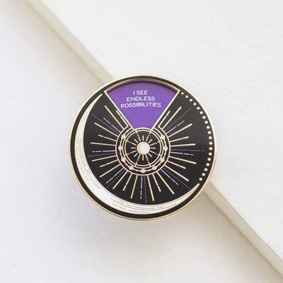 Positive Affirmations Spinner Pin (interactive)