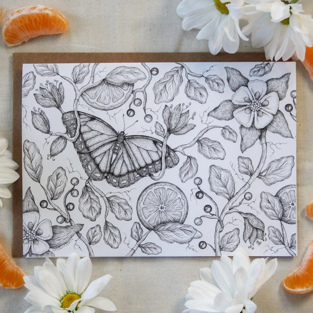 The Orange Thicket Card