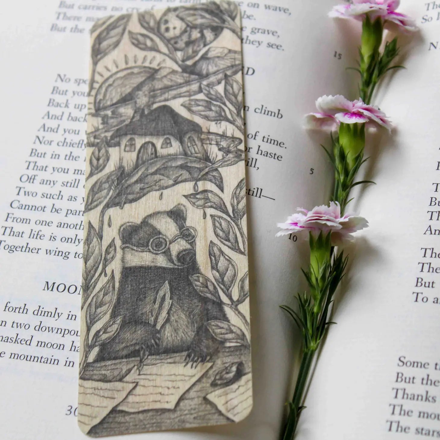 The Author Wood Bookmark