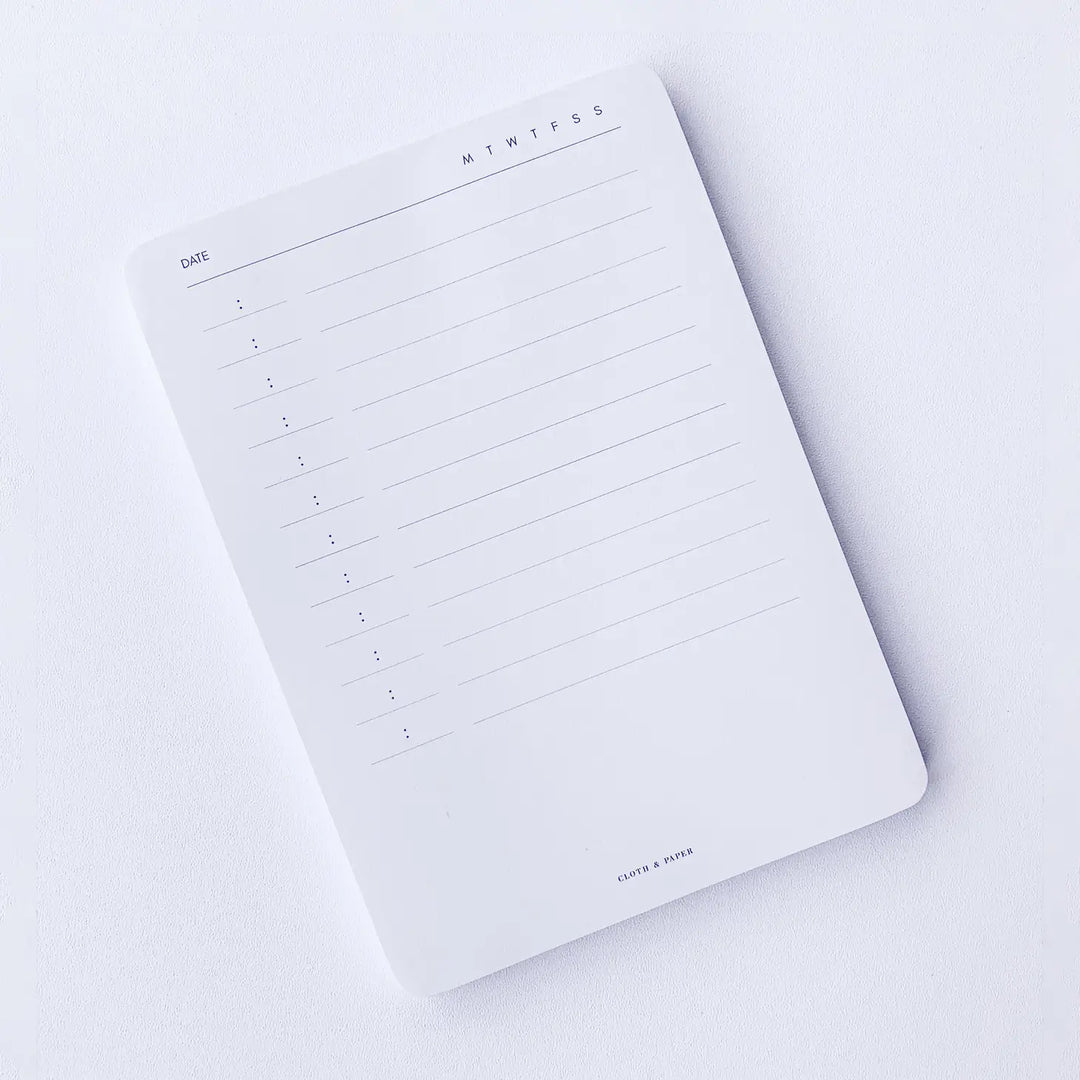 Small Schedule Notepad