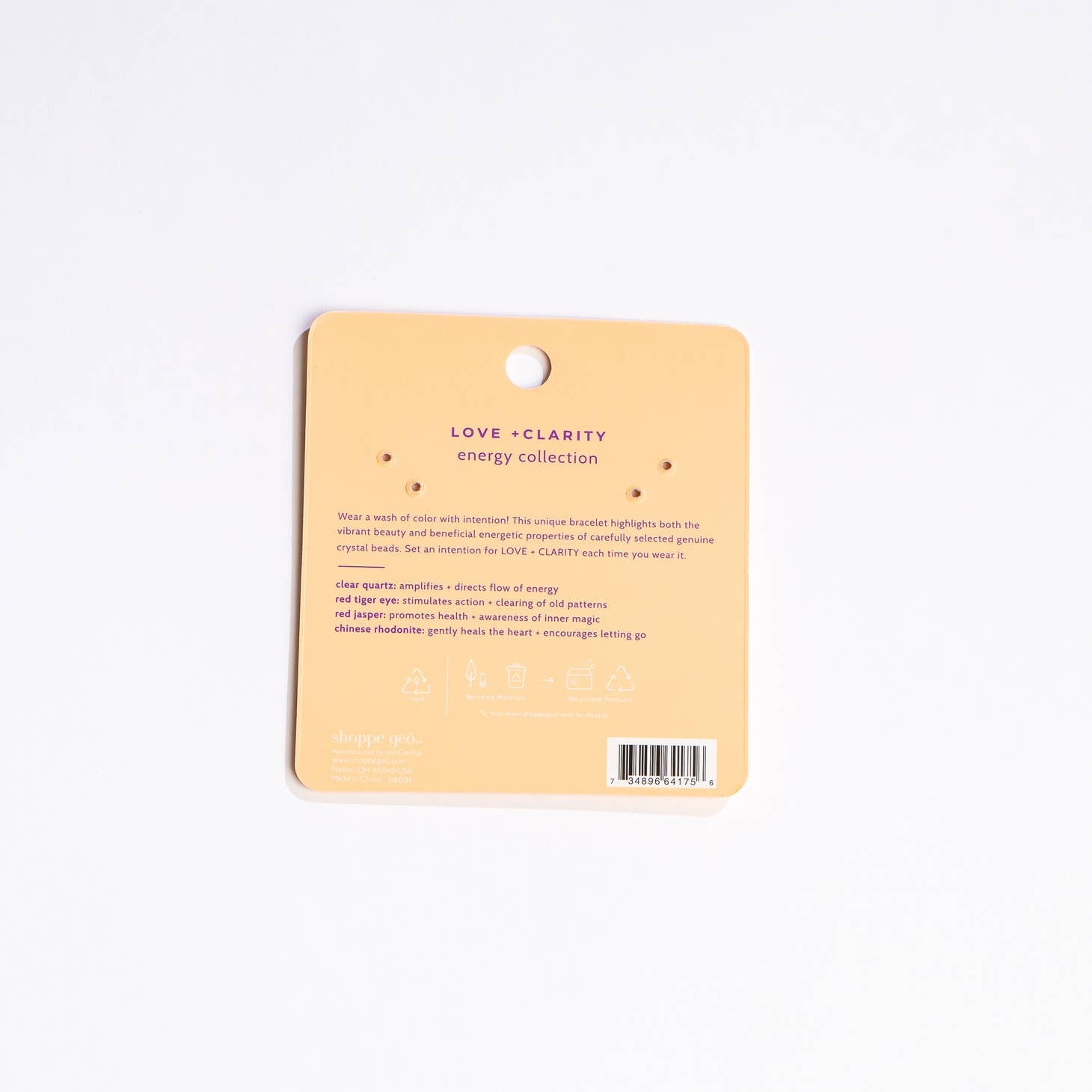 Love & Clarity Crystal Bracelet