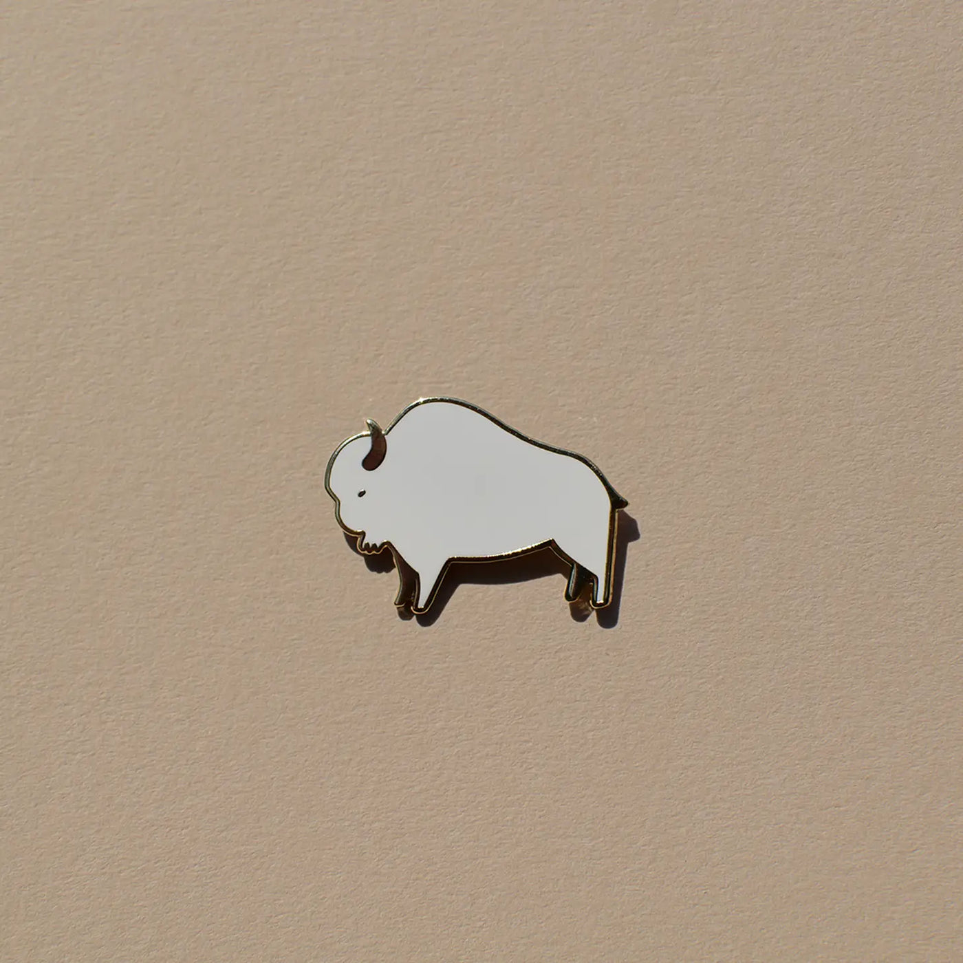 The White Buffalo Enamel Pin