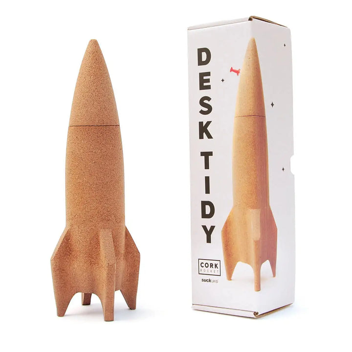 Cork Rocket Desk Tidy