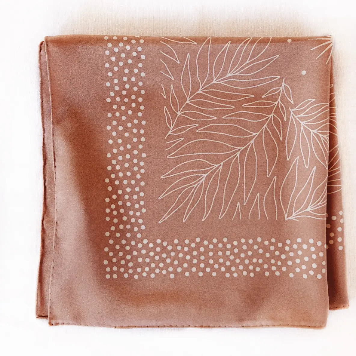 Silk Scarf - Rosewood