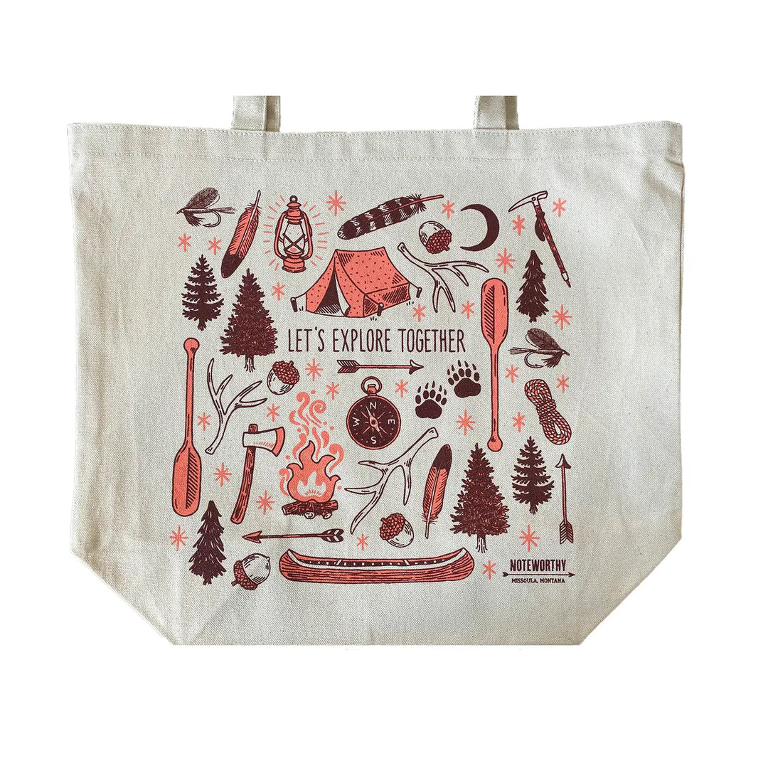 Let's Explore Tote Bag