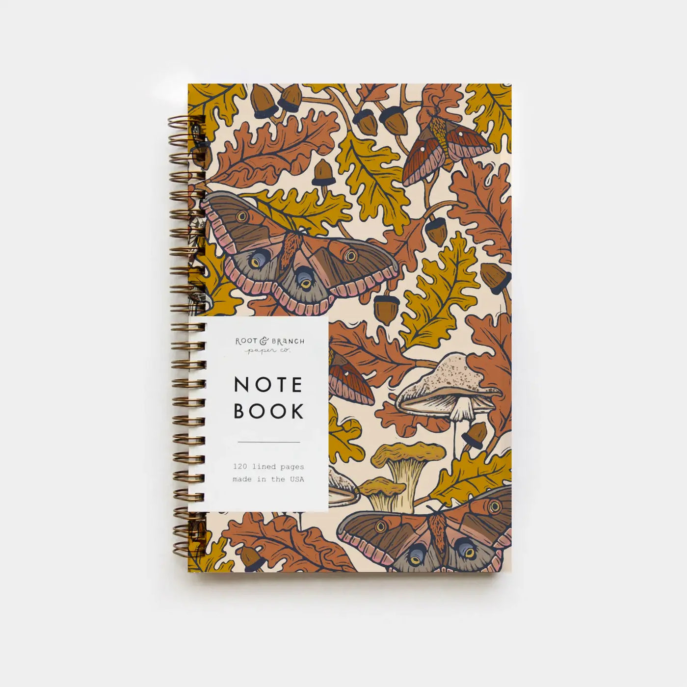 Fall Harvest Spiral Notebook - Lined