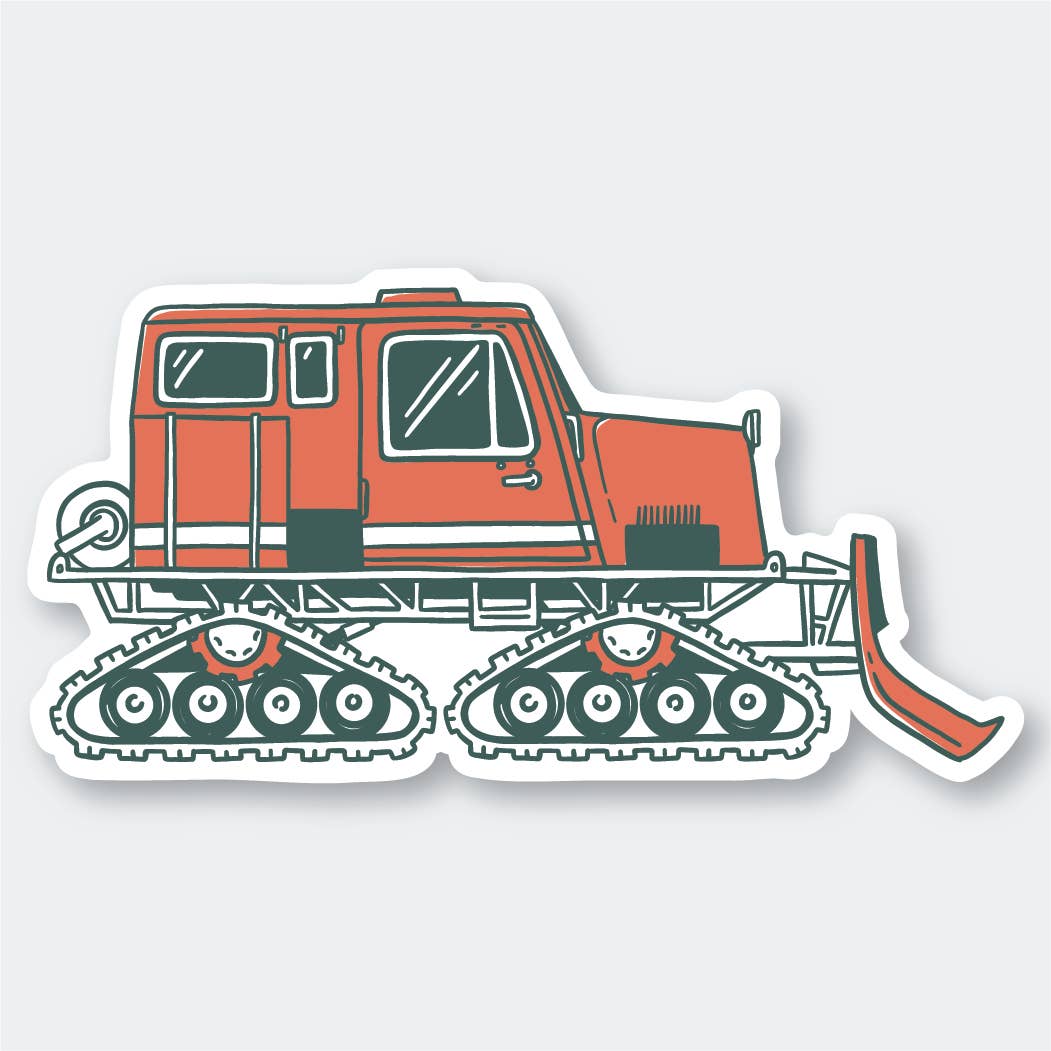 Snow Cat Sticker