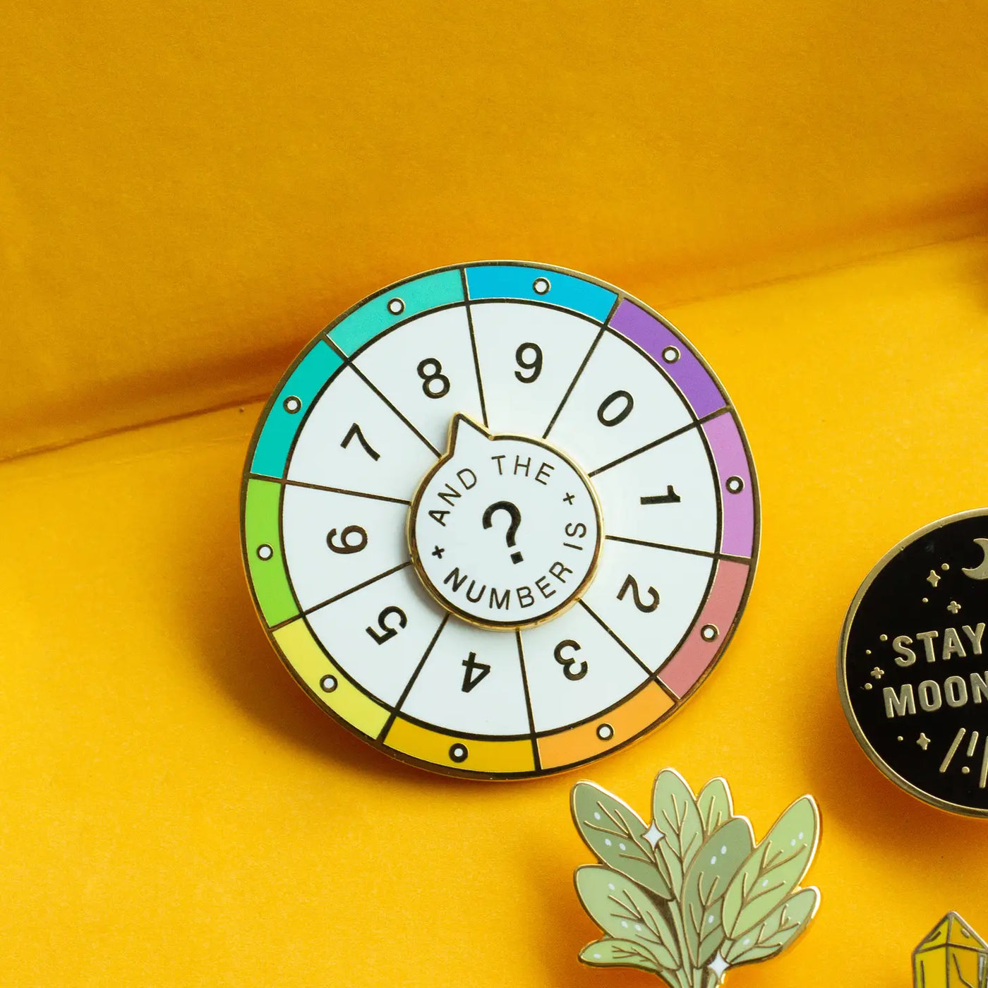 Spinning Numbers Pin (Interactive)