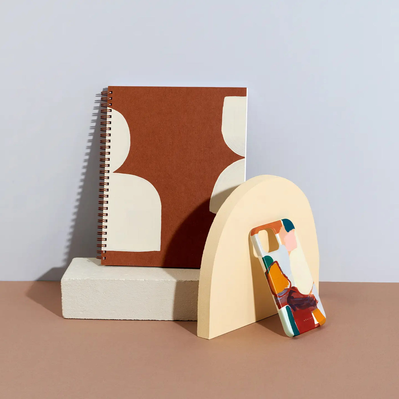Painted Workbook - Medium Lined Kraft