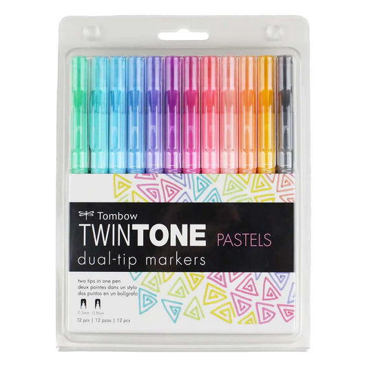 Tombow TwinTone Pen Set - Pastel