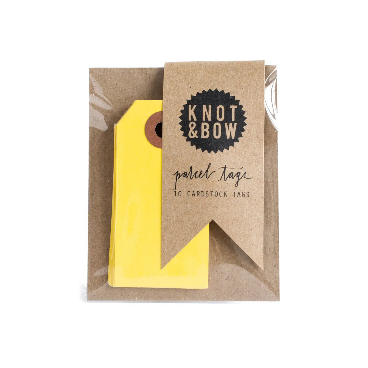 Mini Parcel Tags - Yellow