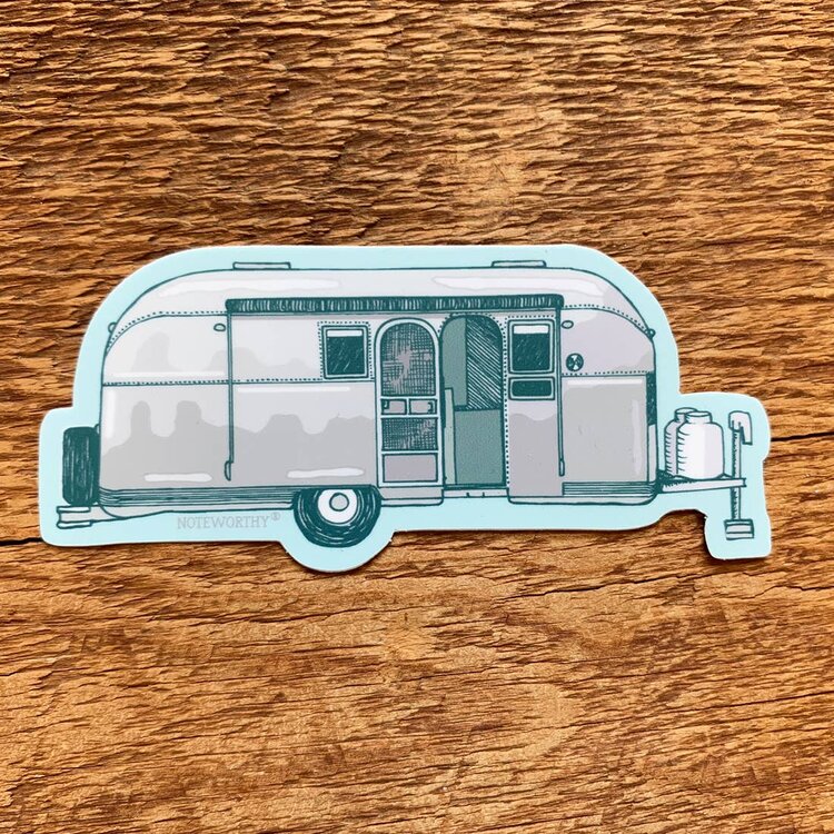 Airstream Sticker – Of Aspen Curated Gifts