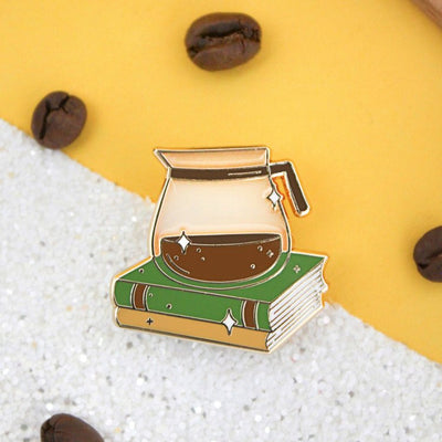 All Nighter Coffee Pin