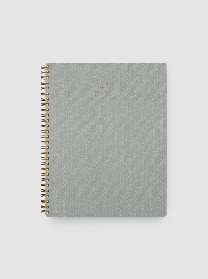 Appointed Lined Notebook - Dove Gray
