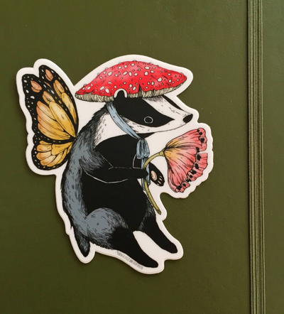 Badger Fairy Sticker