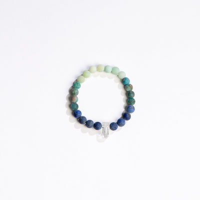 Balance + Reflect Blue Crystal Bracelet