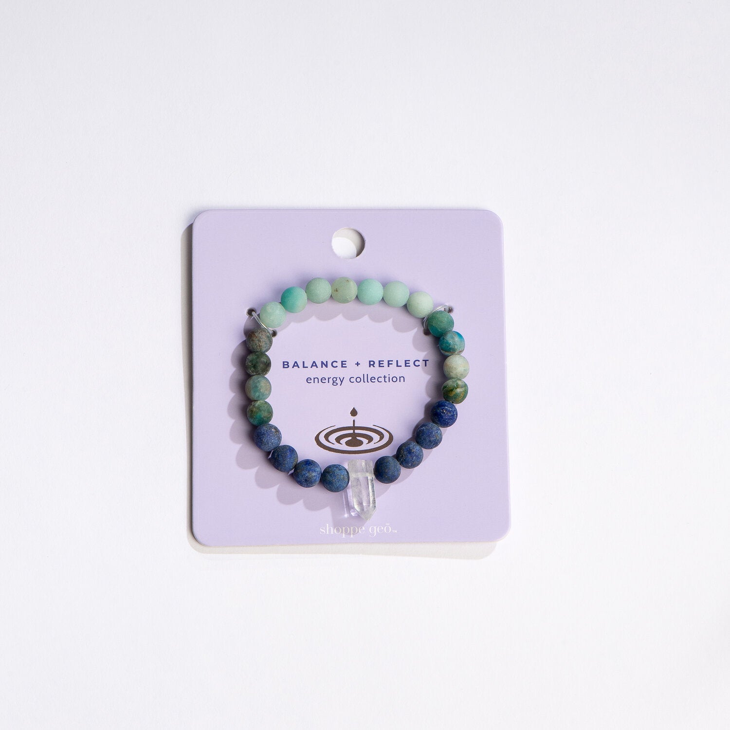 Balance + Reflect Blue Crystal Bracelet
