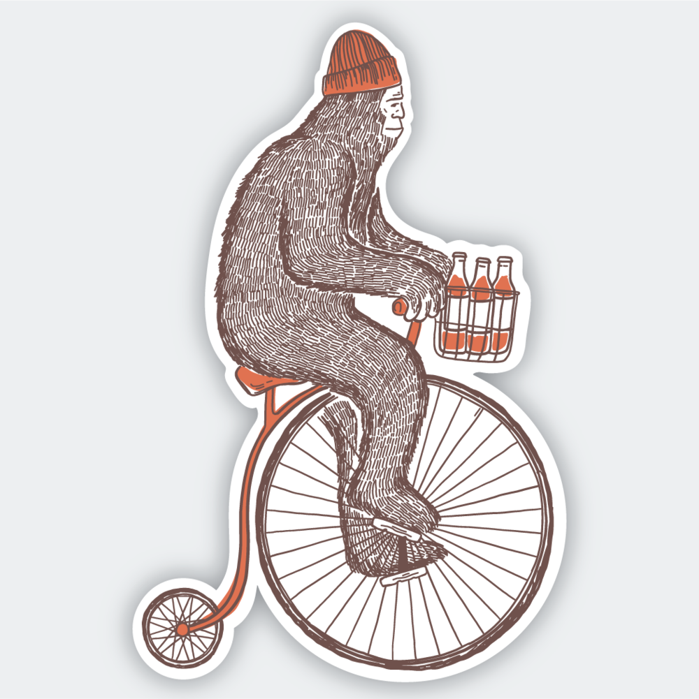 Bigfoot High Wheel Sticker